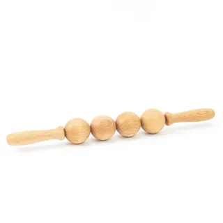 TUULI Anti Cellulite Massagegerät Massageroller Roller mit Griff Maderotherapie aus Holz 1 St