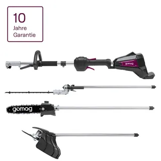 Gomag Akku Multitool GO-GMG400BL 20V Rasentrimmer Heckenschere Astsäge Set