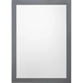 Spiegel GALAVERNA mit Hochglanz Titanium Grau Rahmen - Grau
