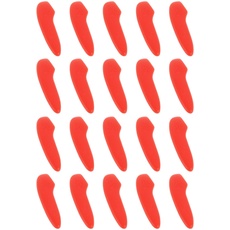sourcing map 20Stk Klinge Messer Spitze Schutzhülle Kunststoff Messerschutzhülsen Messer Klinge Spitze Hülsen Abdeckung für Küche Rot