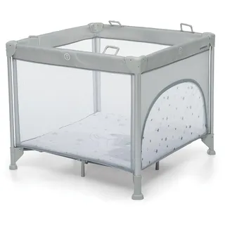 Foppapedretti Faltbares Laufgitter Jubox, für Kinder von der Geburt bis 36 Monate, tragbar mit Tasche, gepolsterte Matte, geschützte Ecken mit Bezug, 93 x 93 x 78 cm, Dolcestella