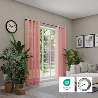 Neutex for you! Libre-ECO Ösen 142 x 145 cm Orange 1 Stk.