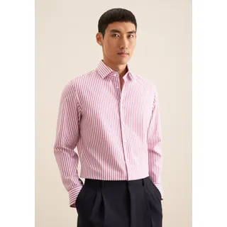 seidensticker Businesshemd »Schwarze Rose« Slim 1/1 Kentkragen Gestreift, lila