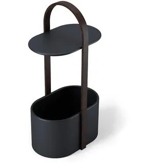 Umbra Bellwood Beistelltisch Schwarz, Walnussfarben