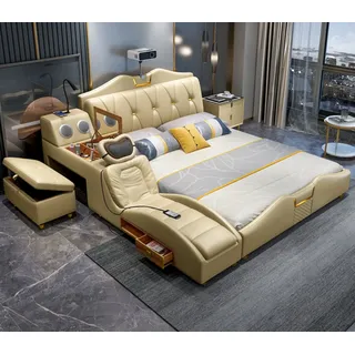 aea Polsterbett 140 x 200 cm Beige