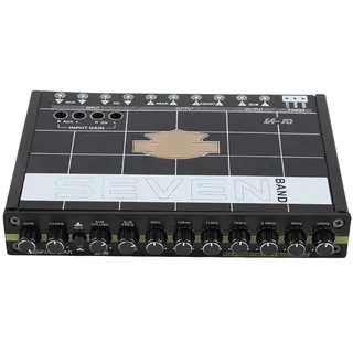 Auto Audio Equalizer Car Equalizer Auto Equalizer EQ Auto 7 Equalizer Auto Audio Tuner 1 stück Auto Automobil Audio Stereo EQ Equalizer mit 7 Band