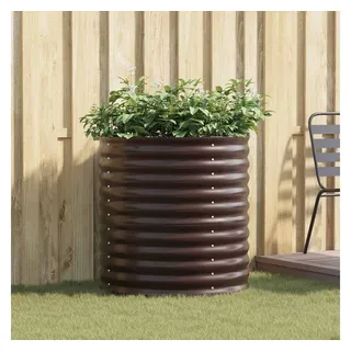 vidaXL Hochbeet 80 x 80 x 81 cm Braun