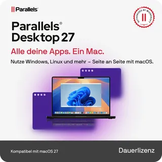 Parallels Desktop 27 Standard für MAC Unbegrenzt