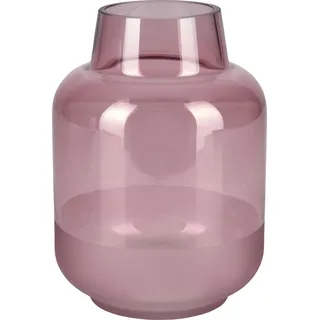 Vase Blush Bordeaux Glas 21 cm x Ø 15 cm Burgunderrot