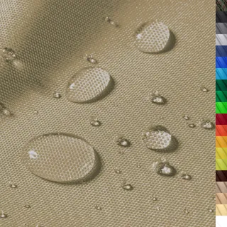 1buy3 – wasserdichter Polyesterstoff “Monaco” mit 12.000mm Wassersäule für Zelte, Abdeckplanen, Bezüge, Outdoorbekleidung & Co – Maße 300x160cm – reißfest & pflegeleicht (Farbe 04 / Khaki)