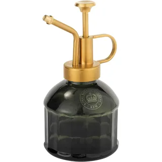 Spear & Jackson Kew Gardens Urban Oasis Pflanzensprüher 0,25L, Glas Sprühflasche mit Metallpumpe, Zerstäuber für Zimmerpflanzen, Grün
