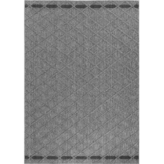 Patara Petek teppich indoor/outdoor rechteckig 240x340cm grau - Grau