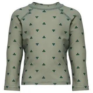 Hummel Mini Bee Aop Langarm-rash Guard - Shadow - 116 cm
