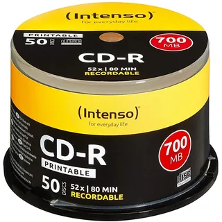 Intenso CD-R Cakebox 50 x), Optischer Datenträger