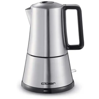 Cloer Espressokocher 0,15 l 3 Tassen Silber