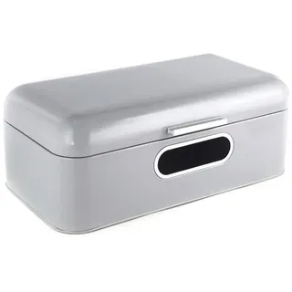 Echtwerk Brotkasten, Retro-Brotbox aus Metall, Klappdeckel, 42,5 x 23,8 x 17 cm,