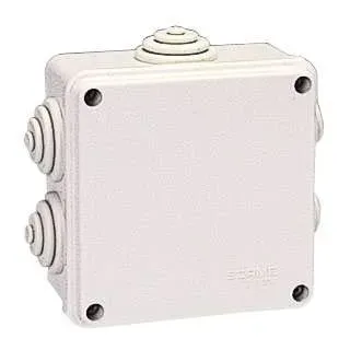 Poly Pool PP0280 Quadratische Anschlussdose, Wand, Innenmaße 100x100x50mm