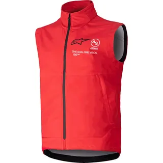 Alpinestars Techstar Softshell Weste - rot, XL