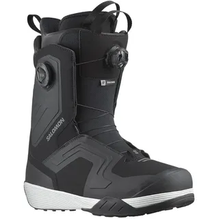 Salomon Dialogue Dual Boa Wide Snowboardschuhe - Black / Black / White - 27.0