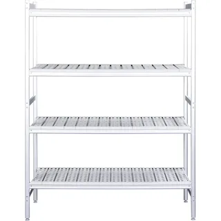 Saro Alu- Regalboden mit Kunstoffrosten 373x620mm