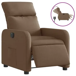 vidaXL Relaxsessel Elektrisch Braun Stoff - Braun