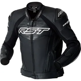 RST Tractech Evo D3O Lederjacke perforiert Schwarz/Weiß 3XL