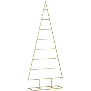 Metall Weihnachtsbaum Gold 125 cm Pulverbeschichteter Stahl - Gold