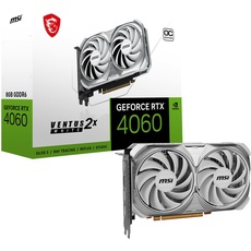 Bild GeForce RTX 4060 Ventus 2X White 8G OC, 8GB GDDR6, HDMI, 3x DP (V516-032R)