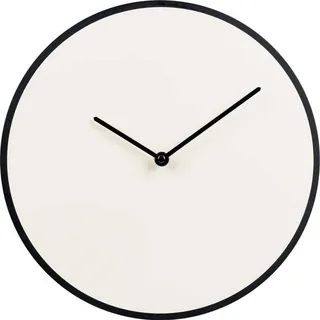 SensaHome Wanduhr Kairo – Minimalistische Uhr – skandinavischer nordischer Stil – Ø30 cm – Beige - Beige