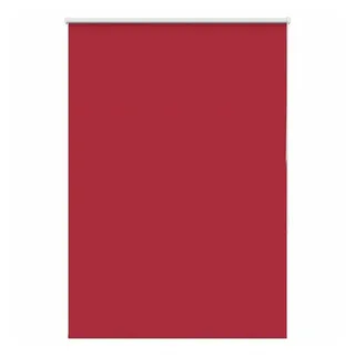 vidaXL Verdunkelungsrollo Rot 110x130cm Stoffbreite 105,7cm Polyester, Rollo, Klemmfix, Thermorollo, Verdunklungsrollo, Klemmrollo, Fensterrollo