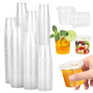 Ouxayapl 300 Stück Wiederverwendbareaus Schnapsgläser Plastik 20 ml