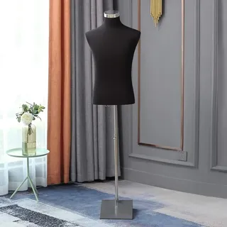 Loywe Schneiderpuppe Schaufensterpuppe Herrnbüste Schneiderbüste kleiderpuppe Büste Torso Gr.46/48 (6001S)