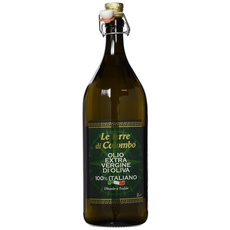 Le Terre di Colombo – 100 % Italienisches Natives Olivenöl Extra, Gerippte Flasche mit Mechanischem Verschluss, 2 l