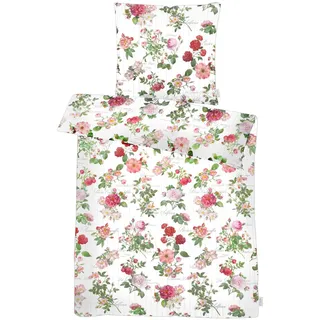 APELT Bettwäsche »Laura Gots« modisches Rosenallover, rot