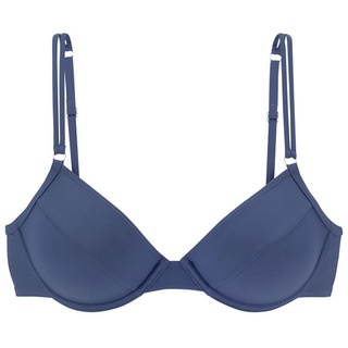 S.Oliver Bügel-Bikini-Top Damen blau Gr.36 Cup C