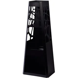 Dobar Gartenkamin Ø 124 cm Schwarz