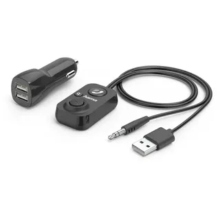 Hama Bluetooth Freisprecheinrichtung für Autos mit AUX-In BT Audio, Bluetooth 5.1)