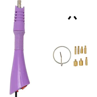 Hot Fix Applicator mit 7 Spitzen Eisenringen Energiesparung Metall -DIY -Maschine für Kleidung lila
