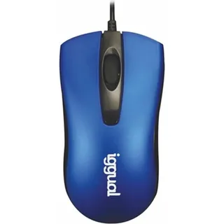 iggual IGG317631, Beidhändig, USB Typ-A, 1200 DPI, Blau - Blau