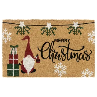 HANSE HOME Kokos Merry Christmas Gifts 40 x 70 cm Braun