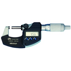 Digitale Bügelmessschraube IP65, 0-25 mm, Digimatic, Ratschentrommel