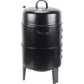 Räuchergrill, Multifunktionales Kochen, Temperaturkontrolle, schwarz
