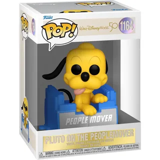 Funko Pop! Disney: WDW50- People Mover Pluto mit Balloon - Disney World 50th Anniversary - Vinyl-Sammelfigur - Geschenkidee - Offizielle Handelswaren - Spielzeug Für Kinder und Erwachsene