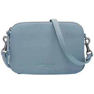 Liebeskind Berlin Umhängetasche Luka – Cross-Body Bag aus Leder mit verstellbaren Schulterriemen – kleine Schultertasche, Fächer mit Reißverschluss – Shoulder Bag, 14.5 x 20.5 x 7 cm,Blue Heaven