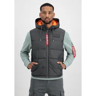 Alpha Industries Blouson »Alpha Industries Men - Vests Hooded Puffer Vest FD«, grau