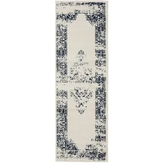 benuta Vintage-Läufer Sia 80/240 cm , Kunststoff , Vintage , Rechteckig , 80x240 cm , Oeko-Tex® Standard 100 , für Fußbodenheizung geeignet, in verschiedenen Größen erhältlich, pflegeleicht , Teppiche und Böden, Teppiche, Teppichläufer, Läufer