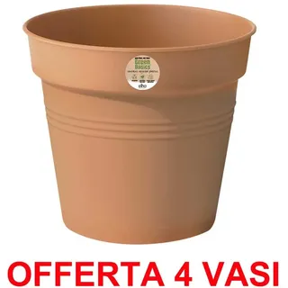 Angebot 4 Vase Green Basics Growpot 27CM Mild Erdfarbe