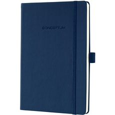 Bild Notizbuch A5 liniert, blau, Hardcover 194 Seiten
