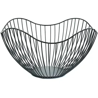 Obstkörbe Gold Metall, Obstkorb Aus Eisen, Obstschalen im Wohnzimmer, Brotkorb Obstschale Metall, Hohler Obstkorb, Fruit Basket, Korb Schale Deko Aufbewahrung Für Obst Gemüse Snacks Und Brot (C)