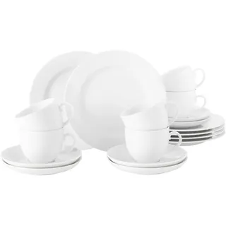 SELTMANN WEIDEN Rondo/Liane Kaffeeservice 18-tlg. weiß/unifarben